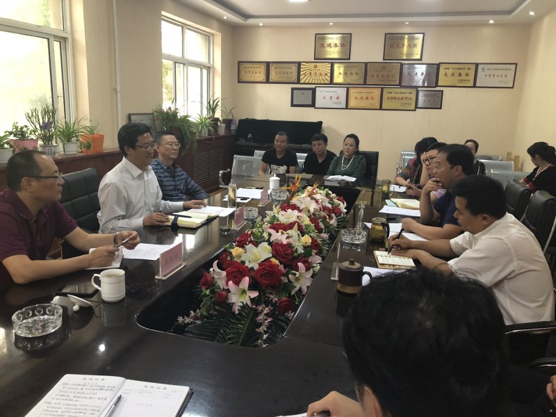 甘肅演藝集團黨委書記、董事長陳其銀一行蒞臨甘肅省曲藝團視察指導(dǎo)工作