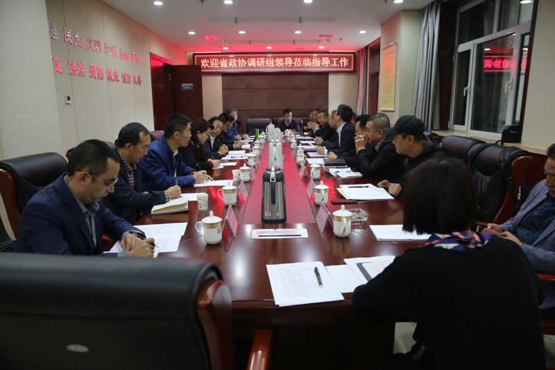 省政協(xié)教科文衛(wèi)體調(diào)研組蒞臨集團開展人才問題調(diào)研
