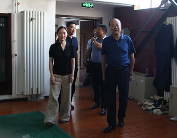 甘肅演藝集團副總經理王衛(wèi)平、張國偉一行到秦腔藝術劇院調研