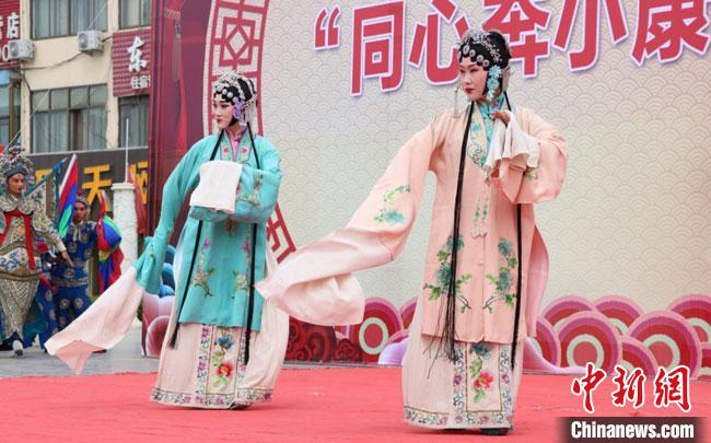 甘肅重啟基層公益性惠民演出涵蓋歌舞、秦腔等多種藝術