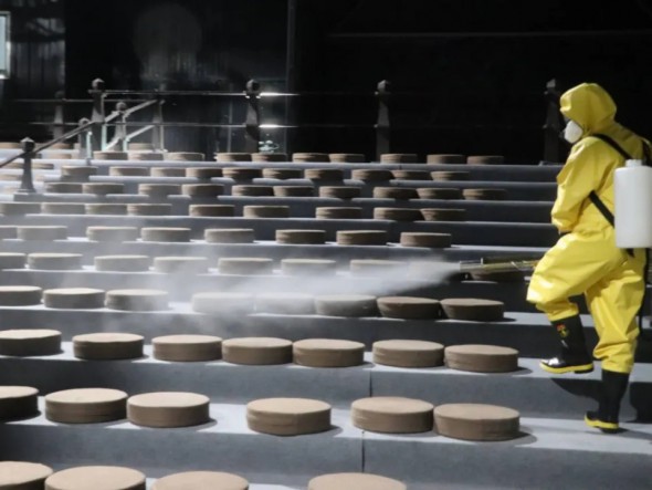 《樂動敦煌》海南站巡演劇場積極開展疫情防控工作，為復演做好準備！